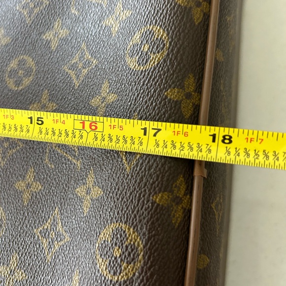 Louis Vuitton Vintage Monogram Suitcase Travel Bag Luggage Vachetta Leather - Picture 14 of 16